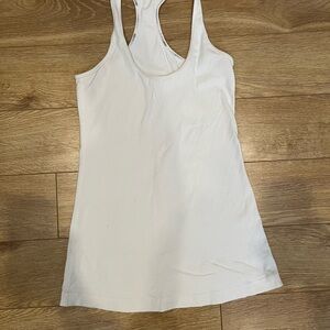 White Lululemon tank